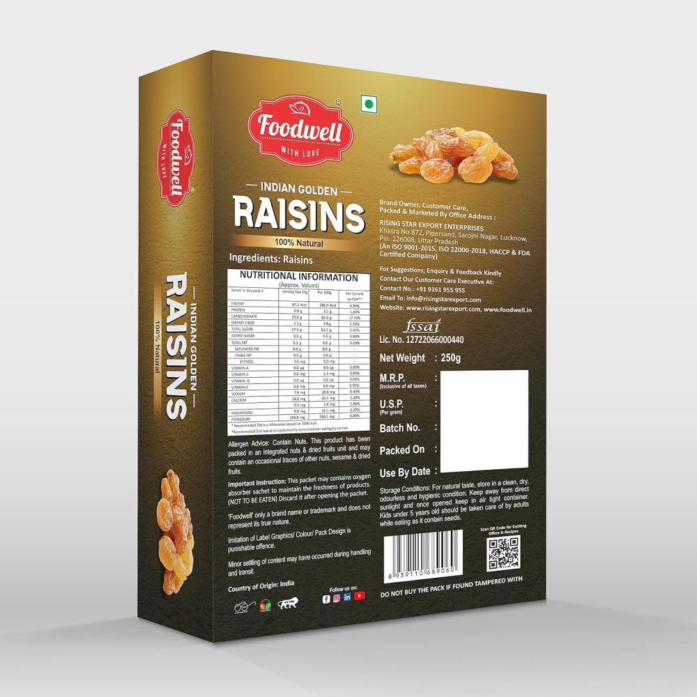 Indian Golden Raisins