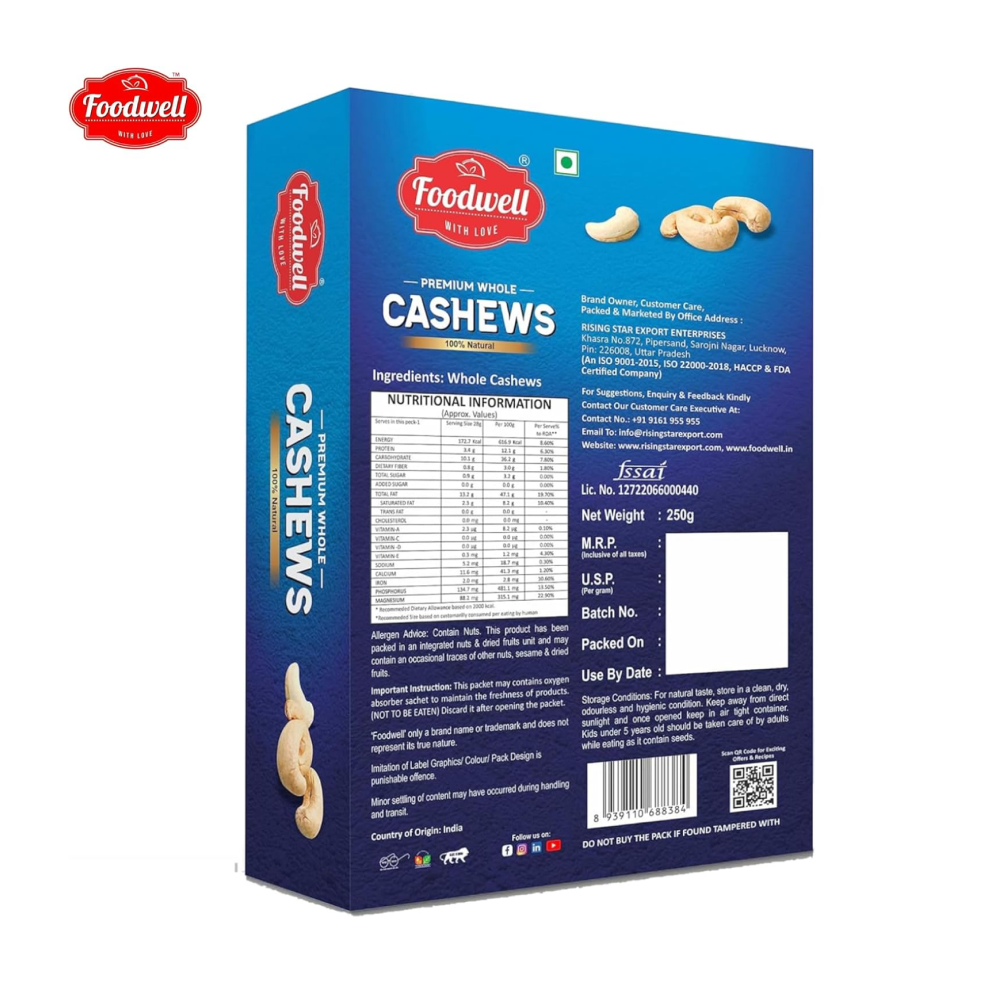 Premium Whole Cashew