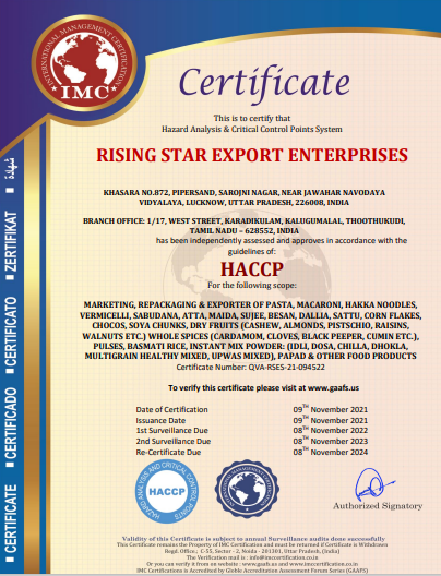 RSE, HACCP